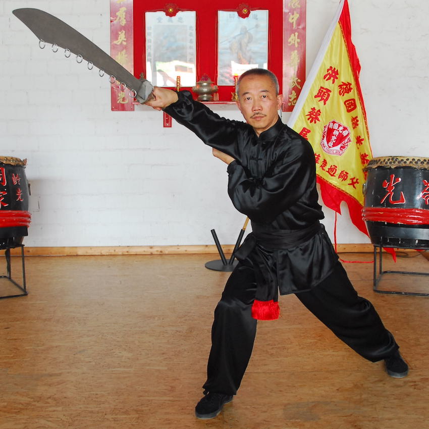 Master Seet Chor Thong with Nine Rings Halberd