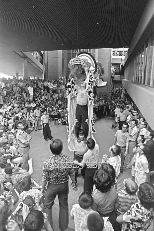 Lion Dance in Singapore
